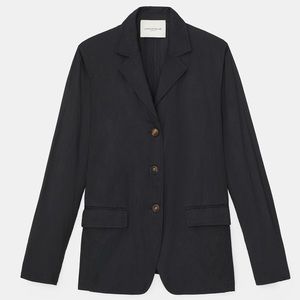 NWTs Lafayette 148 New York Rogers Italian Twill Weave Blazer in Black size XS